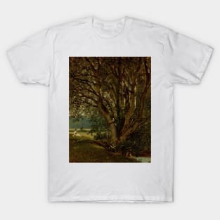 Woman Seated by a Stream (Study) by David Johnson T-Shirt